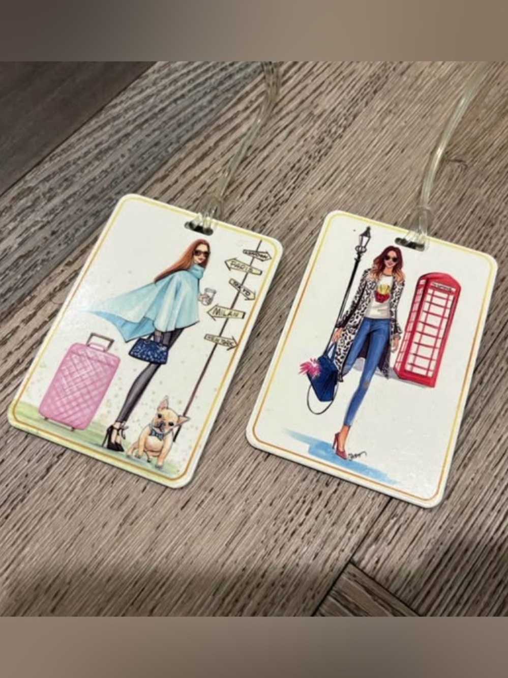 Fashion Illustrated Metal Wall Hangings - Decor